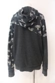 画像3: ANGLOMANIA 中古 / TIME MACHINE SWEATER パーカー M ブラック（グレー）  O-25-08-17-011-to-YM-OS (3)