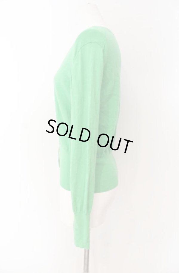 画像3: ヴィヴィアンウエストウッド 中古 / オーブ刺繍カーディガン 00 ライトグリーン  O-25-08-17-013-to-IG-OS (3)