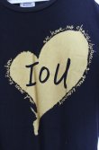 画像2: ヴィヴィアンウエストウッド MAN 中古 / IOU heart graphic print Tシャツ M ブラック  O-25-08-17-002-ts-YM-OS (2)