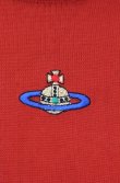 画像2: ヴィヴィアンウエストウッド 中古 / カラーオーブ刺繍半袖ニット 36 レッド  O-25-08-17-014-to-YM-OS (2)