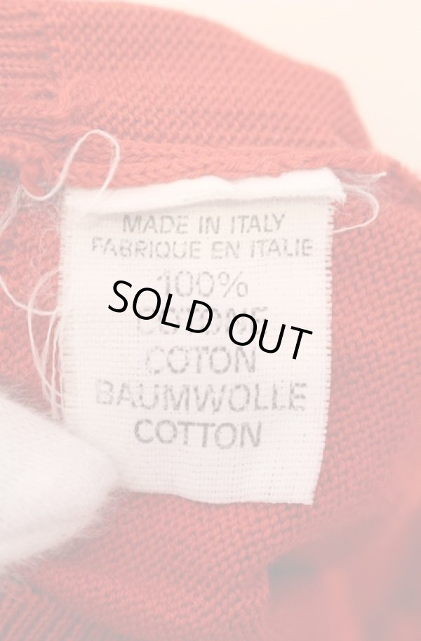 画像6: ヴィヴィアンウエストウッド 中古 / カラーオーブ刺繍半袖ニット 36 レッド  O-25-08-17-014-to-YM-ZH (6)