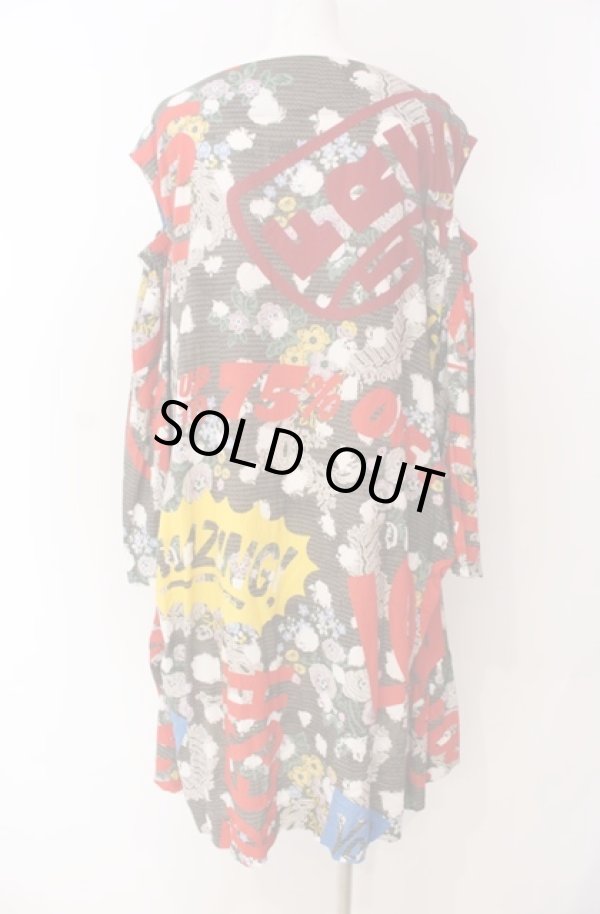 画像3: ヴィヴィアンウエストウッド 中古 / ドビーシフォンBlizzard Print スクエアドレス 00 マルチ  O-25-08-17-015-op-IG-OS (3)