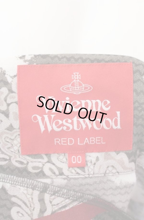 画像4: ヴィヴィアンウエストウッド 中古 / ドビーシフォンBlizzard Print スクエアドレス 00 マルチ  O-25-08-17-015-op-IG-OS (4)