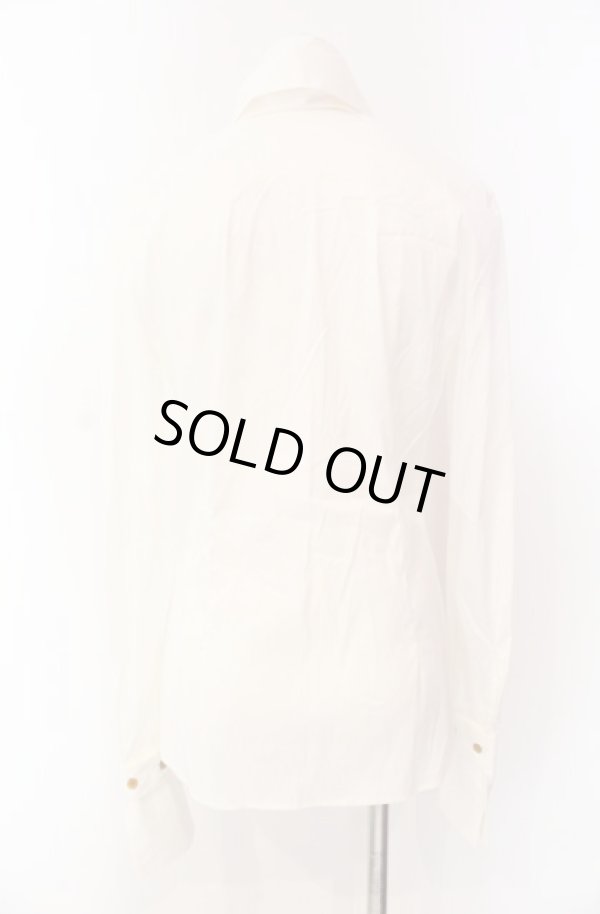 画像4: ヴィヴィアンウエストウッド 中古 / カラオーブ刺繍ラブシャツ 40 ホワイト  O-25-08-17-019-bl-IG-OS (4)