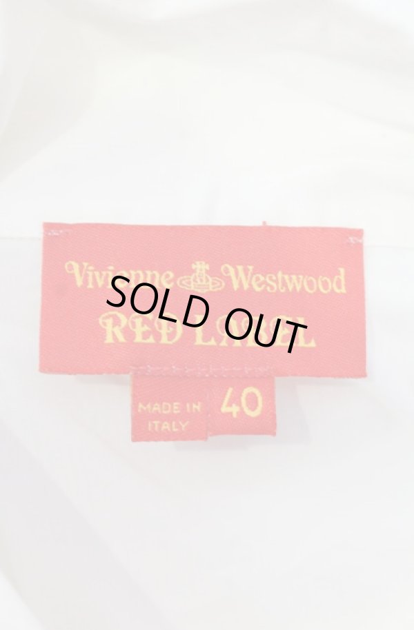 画像5: ヴィヴィアンウエストウッド 中古 / カラオーブ刺繍ラブシャツ 40 ホワイト  O-25-08-17-019-bl-IG-OS (5)