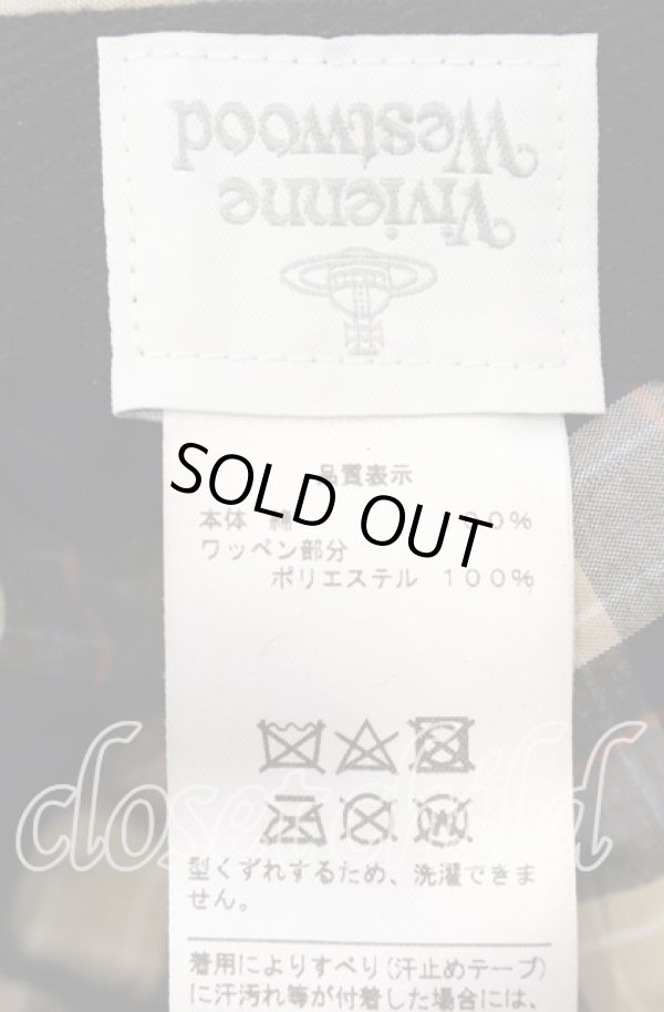 画像6: ヴィヴィアンウエストウッド 中古 / グランジウォッシュ ORBキャップ  ベージュ  O-25-09-14-072-ha-IG-ZH (6)