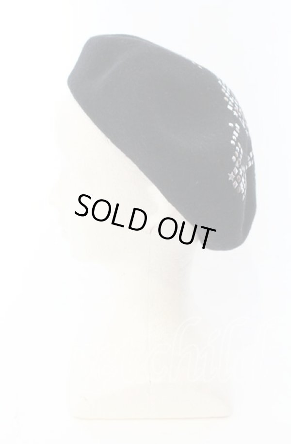 画像3: ヴィヴィアンウエストウッド 中古 / スタッズオーブベレー  ブラック  O-25-09-14-073-ha-IG-OS (3)