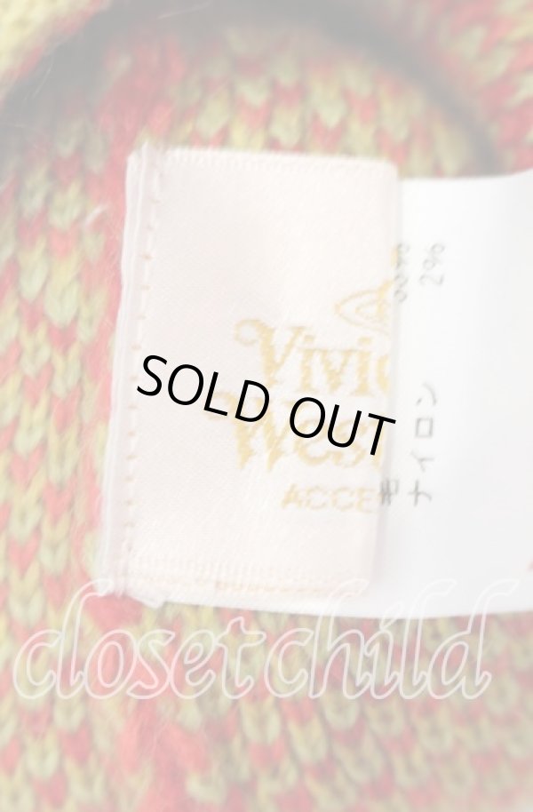 画像5: ヴィヴィアンウエストウッド 中古 / ヘリテージパッチワークニット帽  マルチ  O-25-09-14-074-ha-IG-OS (5)