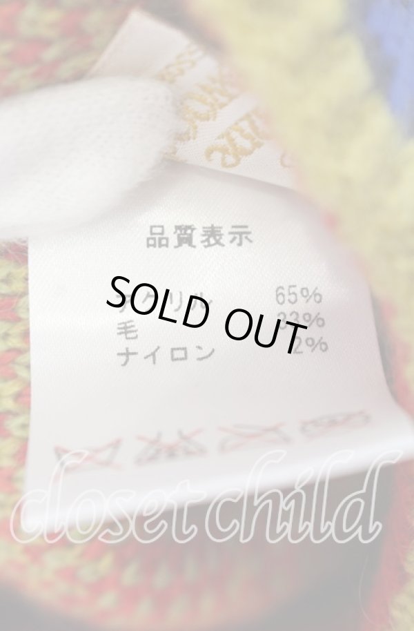 画像6: ヴィヴィアンウエストウッド 中古 / ヘリテージパッチワークニット帽  マルチ  O-25-09-14-074-ha-IG-OS (6)