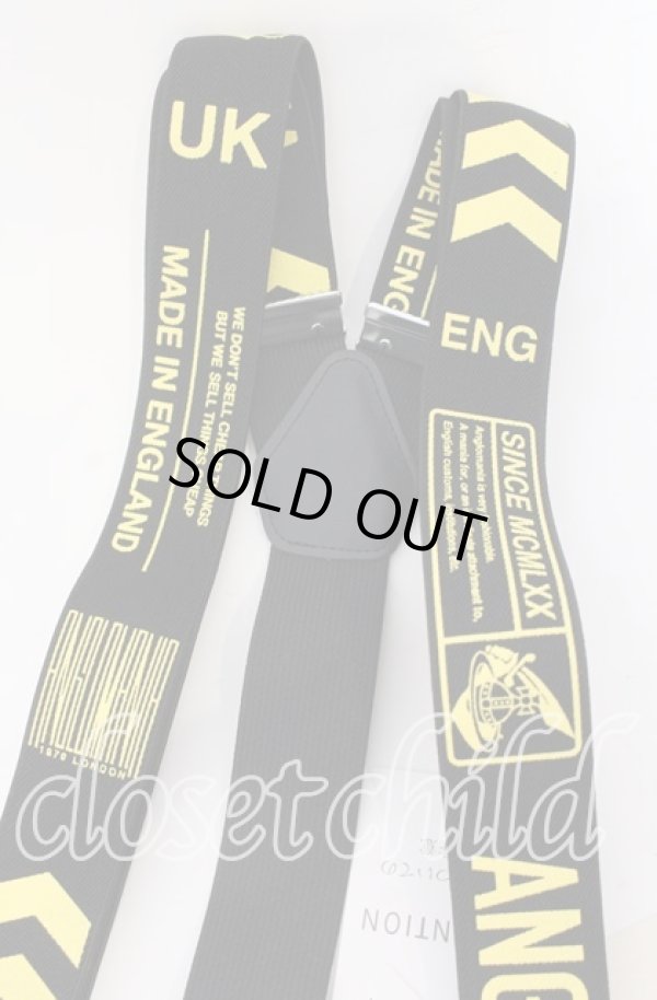 画像2: ANGLOMANIA 中古 / フライトタグサスペンダー  ブラック×イエロー  O-25-09-14-078-gd-IG-OS (2)