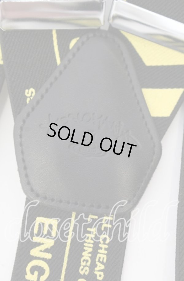 画像4: ANGLOMANIA 中古 / フライトタグサスペンダー  ブラック×イエロー  O-25-09-14-078-gd-IG-OS (4)