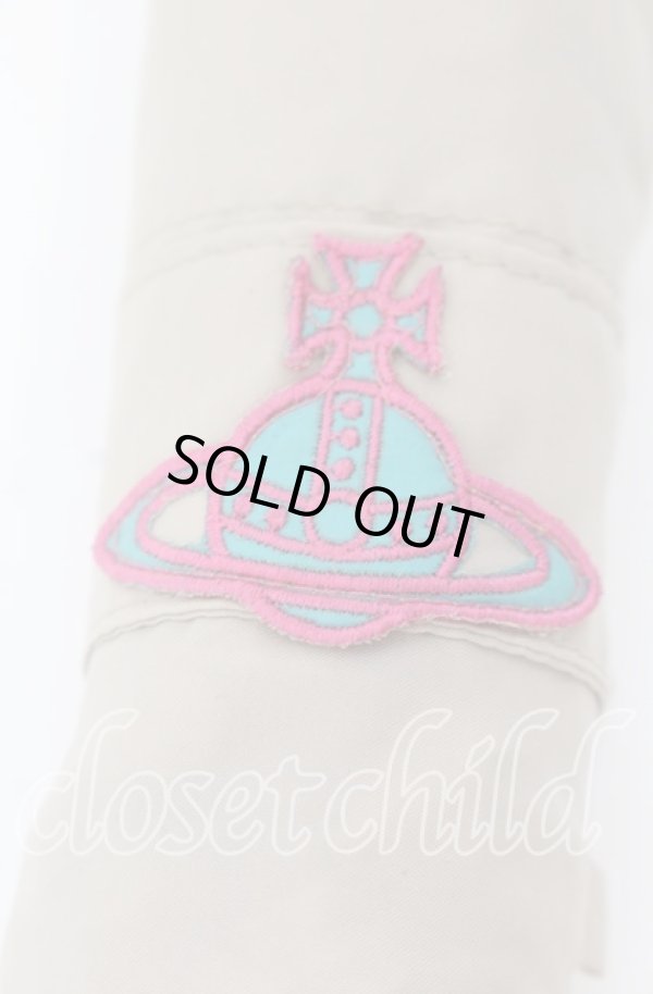 画像2: ヴィヴィアンウエストウッド 中古 / ポイントオーブ折リタタミ傘  ベージュ  O-25-09-14-082-gd-YM-OS (2)