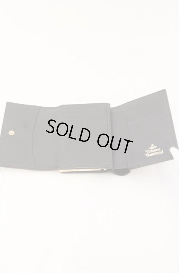 画像5: ヴィヴィアンウエストウッド 中古 / EXECUTIVE 口金二ツ折リ財布  ブラウン  O-25-09-14-084-wa-IG-OS (5)