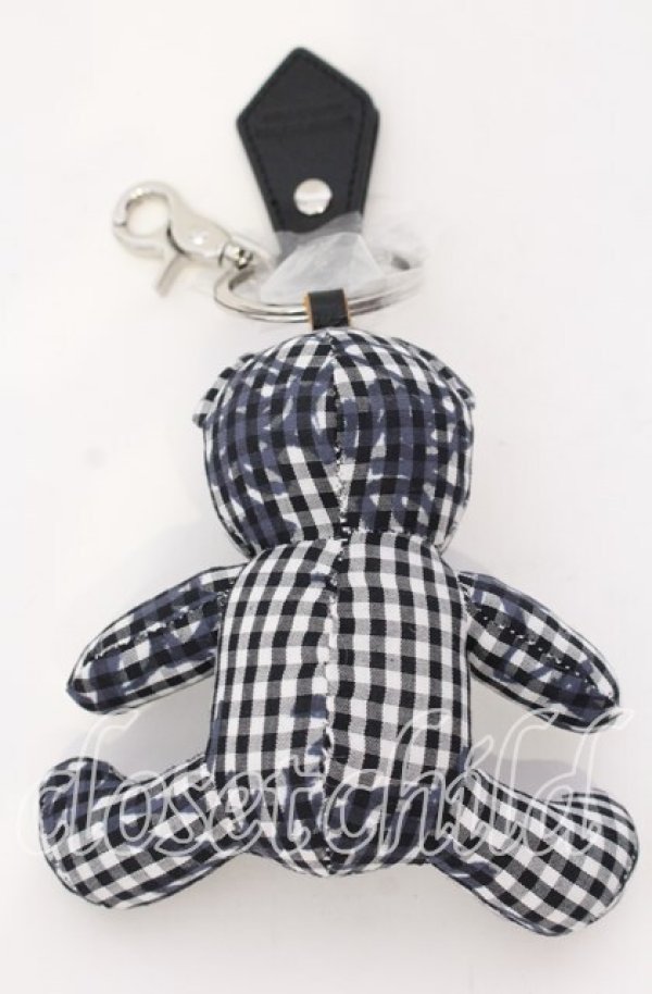 画像3: ヴィヴィアンウエストウッド 中古 / Teddy Bear キーホルダー  ブラックｘホワイト  O-25-09-14-085-gd-YM-OS (3)