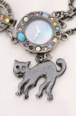 画像2: ヴィヴィアンウエストウッド 中古 / black cat watch ウォッチ  ガンメタ×サックス系  O-25-09-14-087-ac-IG-OS (2)