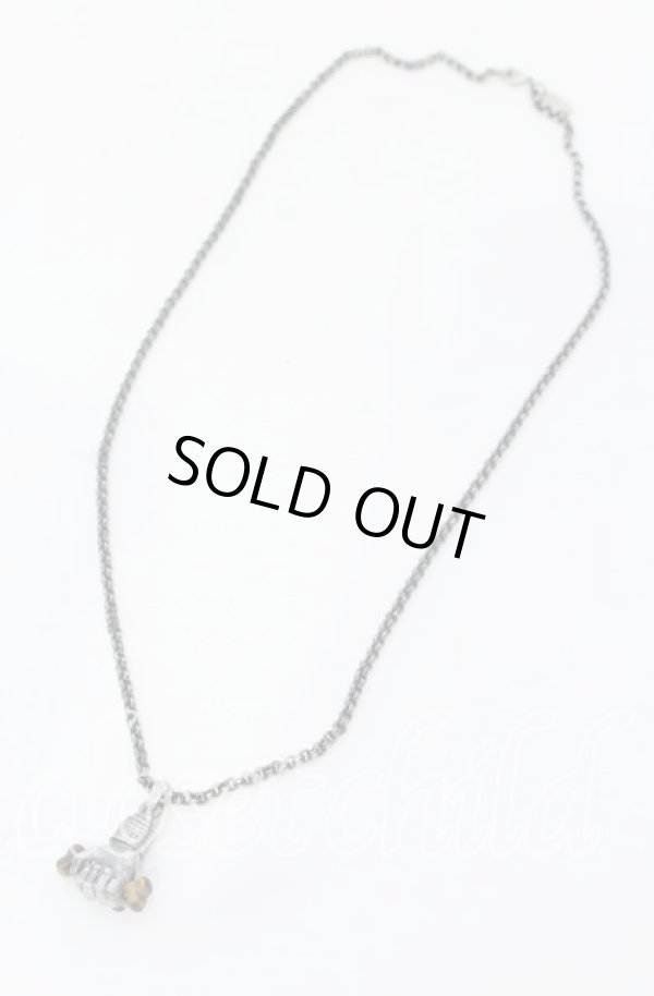 画像4: ヴィヴィアンウエストウッド 中古 / Hand and Bone ペンダント  シルバーxブラウン  O-25-09-14-088-ac-YM-OS (4)