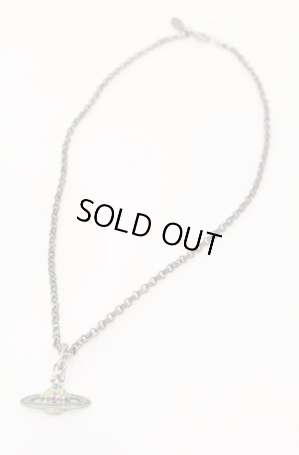 画像3: ヴィヴィアンウエストウッド 中古 / enamel orb neckless ネックレス  シルバー×マルチ  O-25-09-14-090-ac-IG-OS (3)