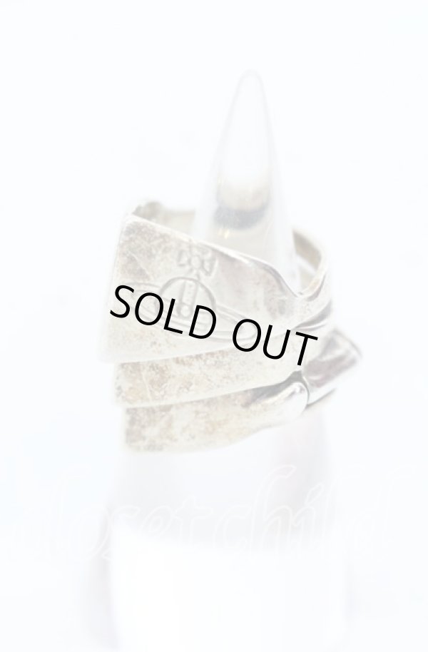 画像2: ヴィヴィアンウエストウッド 中古 / ナックルダスターリング S（約12号） ゴールド（メッキ剥ガレ）  O-25-09-14-095-rg-IG-OS (2)