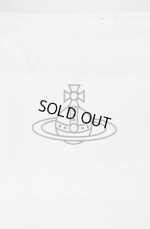 画像4: ヴィヴィアンウエストウッド 中古 / Get a Lifeトートバッグ  アイボリー  O-25-09-14-104-ba-IG-OS (4)