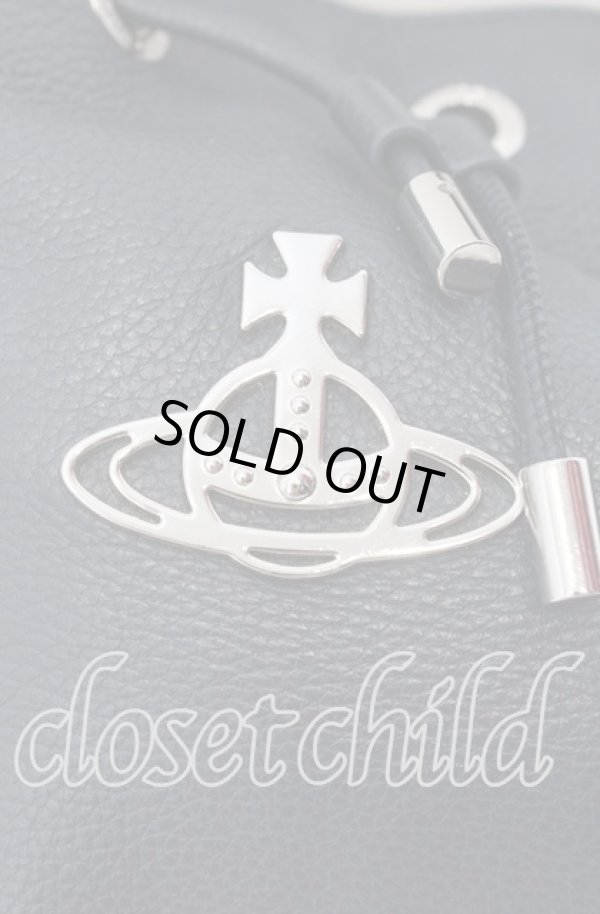 画像2: ヴィヴィアンウエストウッド 中古 / CARRIE BUCKET BAG バッグ  ネイビー  O-25-09-14-109-ba-IG-ZH (2)