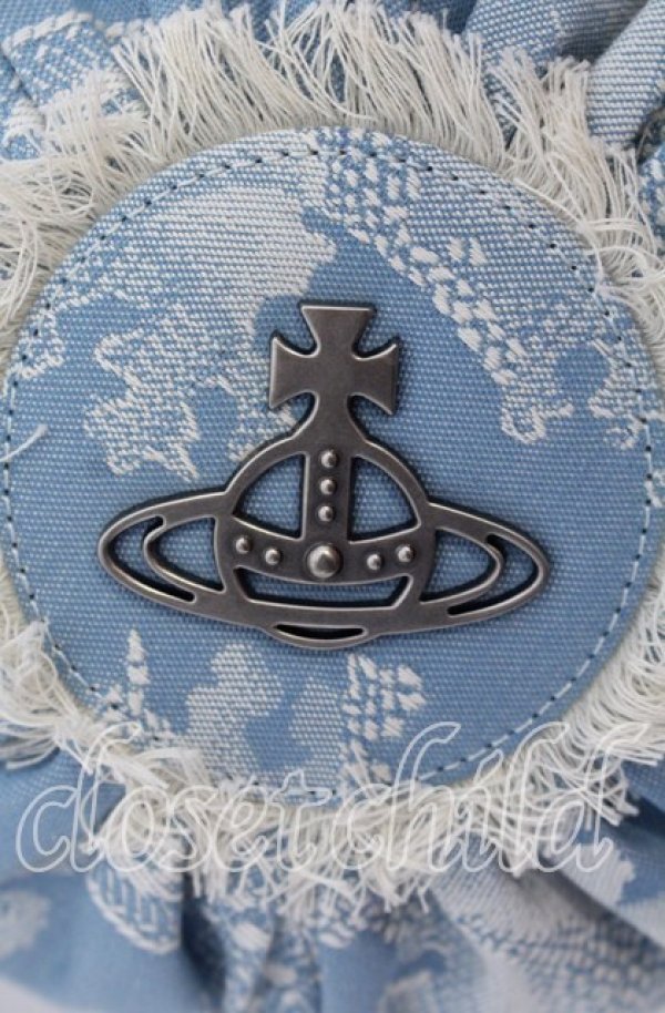 画像2: ヴィヴィアンウエストウッド 中古 / ROSIE CIRCLE FRAME CROSSBODY  サックス  O-25-09-14-110-ba-IG-ZH (2)