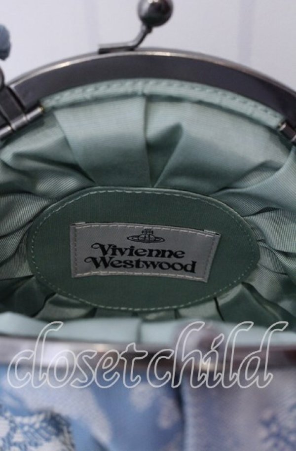 画像5: ヴィヴィアンウエストウッド 中古 / ROSIE CIRCLE FRAME CROSSBODY  サックス  O-25-09-14-110-ba-IG-ZH (5)