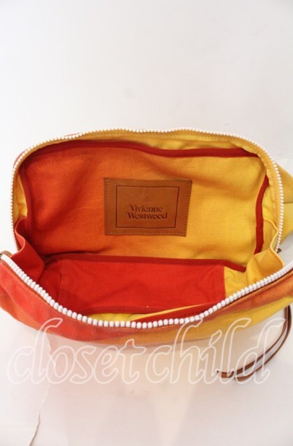 画像5: ヴィヴィアンウエストウッド 中古 / グラデーションボディバッグ  オレンジ  O-25-09-14-112-ba-IG-ZH (5)