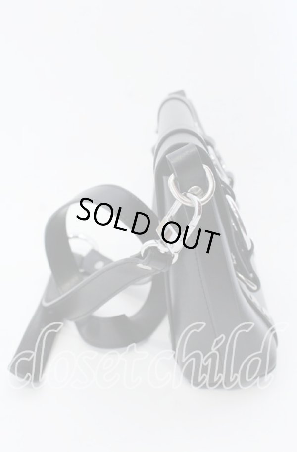 画像3: ヴィヴィアンウエストウッド 中古 / BETTY MINI SATCHEL バッグ  ブラック  O-25-09-14-114-ba-IG-OS (3)