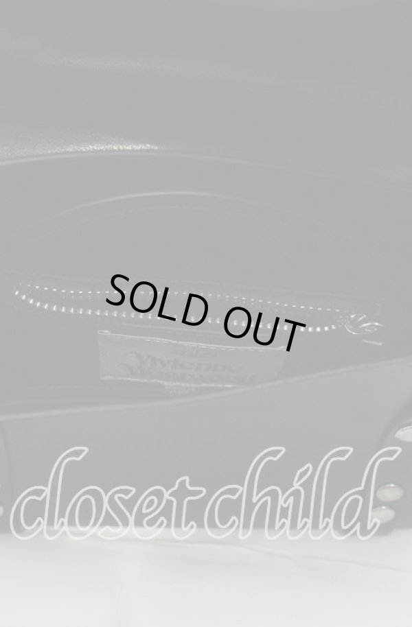 画像6: ヴィヴィアンウエストウッド 中古 / BETTY MINI SATCHEL バッグ  ブラック  O-25-09-14-114-ba-IG-OS (6)