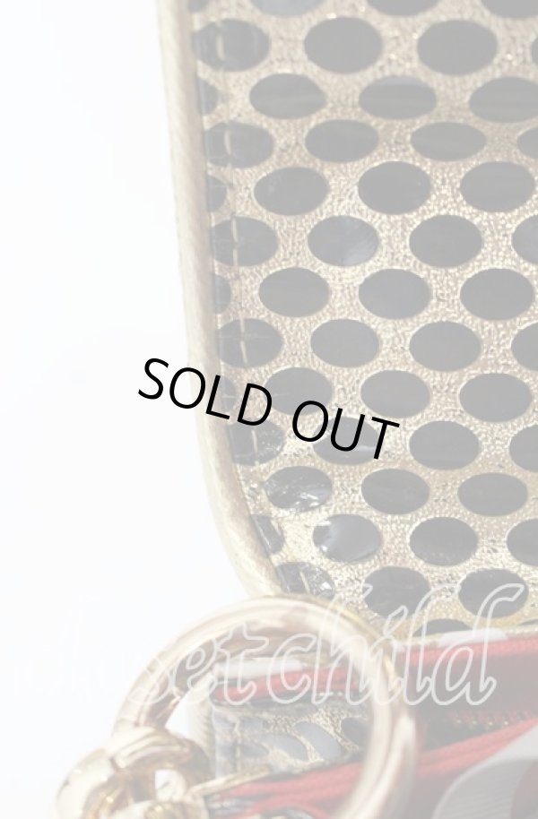 画像5: ヴィヴィアンウエストウッド 中古 / LAS VEGASショルダーバッグ(小) 0232077-89-F ゴールド×レッド×ブラック  O-25-09-14-115-ba-IG-OS (5)