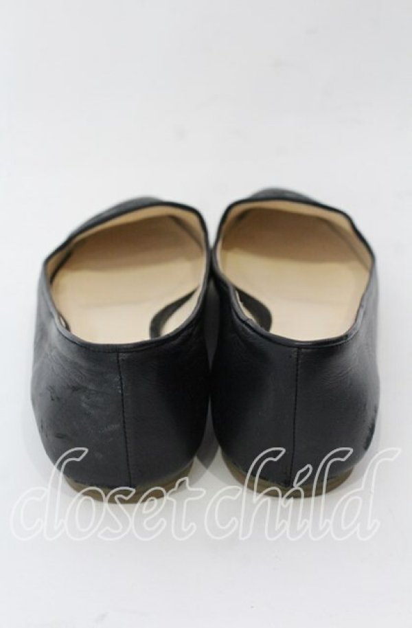 画像4: ヴィヴィアンウエストウッド 中古 / オーブフラットシューズ 38 ブラック  O-25-09-14-116-sh-IG-OS (4)