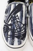 画像3: ANGLOMANIA 中古 / × VANS V98VIVIENNE SLIP ON シューズ 24cm EUR38 アナーキーストライプモノクロ  O-25-09-14-117-sh-IG-OS (3)
