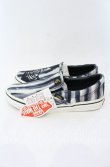 画像4: ANGLOMANIA 中古 / × VANS V98VIVIENNE SLIP ON シューズ 24cm EUR38 アナーキーストライプモノクロ  O-25-09-14-117-sh-IG-OS (4)