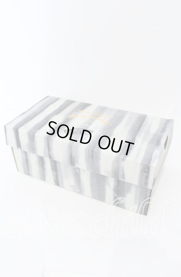 画像8: ANGLOMANIA 中古 / × VANS V98VIVIENNE SLIP ON シューズ 24cm EUR38 アナーキーストライプモノクロ  O-25-09-14-117-sh-IG-OS (8)