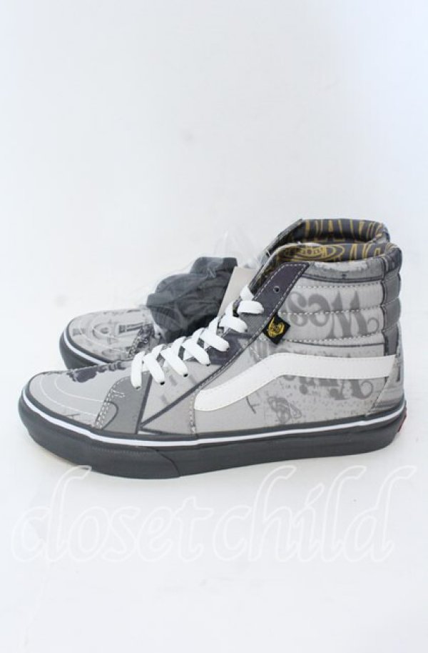 画像3: ヴィヴィアンウエストウッド 中古 / VANSコラボSK8-HI スニーカー 26cm EUR41 M'S US8 モノクロ  O-25-09-14-118-sh-IG-OS (3)