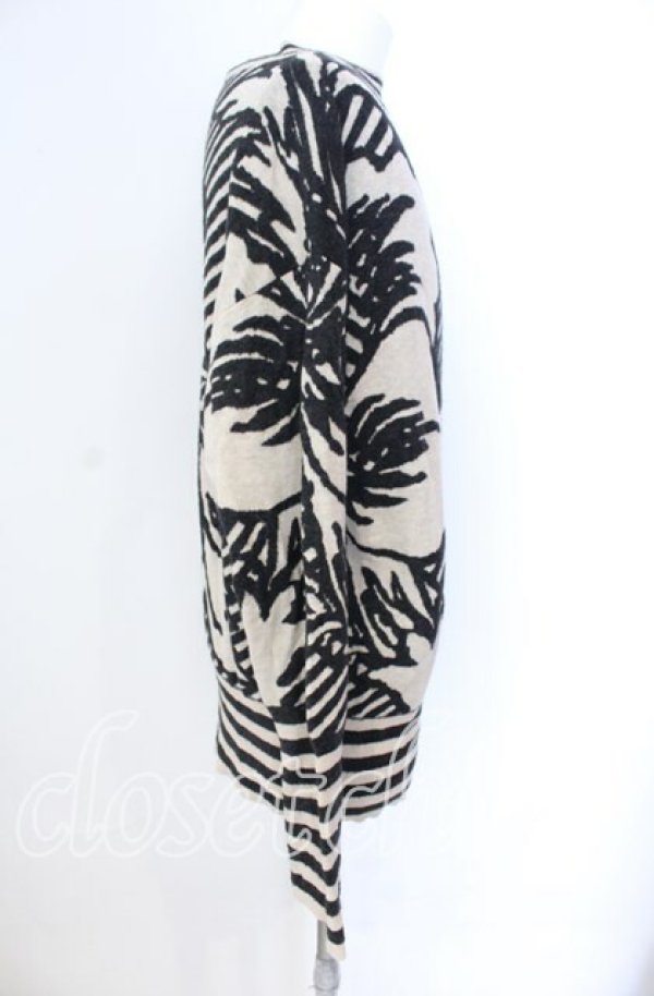 画像4: ヴィヴィアンウエストウッド MAN 中古 / BROCADE FLOWER KNIT ニットソー 46 ベージュ  O-25-09-21-002-to-YM-ZH (4)