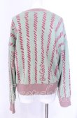 画像5: ヴィヴィアンウエストウッド 中古 / ロゴストライプジャカード プルオーバー 00 ライトグリーン  O-25-09-21-017-to-IG-OS (5)