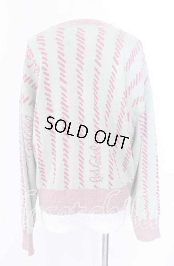 画像5: ヴィヴィアンウエストウッド 中古 / ロゴストライプジャカード プルオーバー 00 ライトグリーン  O-25-09-21-017-to-IG-OS (5)