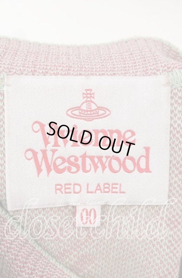 画像6: ヴィヴィアンウエストウッド 中古 / ロゴストライプジャカード プルオーバー 00 ライトグリーン  O-25-09-21-017-to-IG-OS (6)