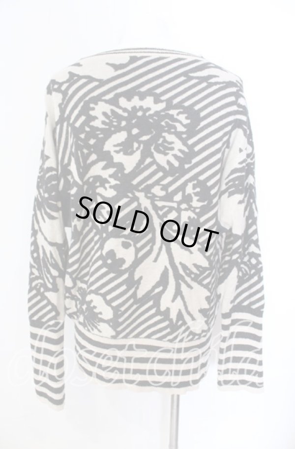 画像5: ヴィヴィアンウエストウッド MAN 中古 / BROCADE FLOWER KNIT ニットソー 46 ベージュ  O-25-09-21-002-to-YM-ZH (5)
