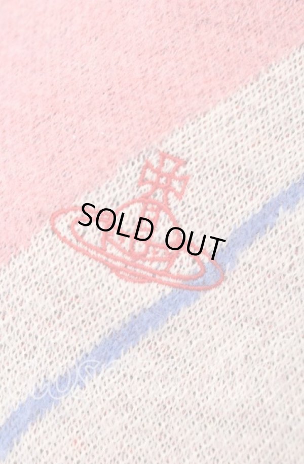 画像2: ヴィヴィアンウエストウッド 中古 / ハーレクインJQニット 00 ピンク系  O-25-09-21-021-op-IG-OS (2)