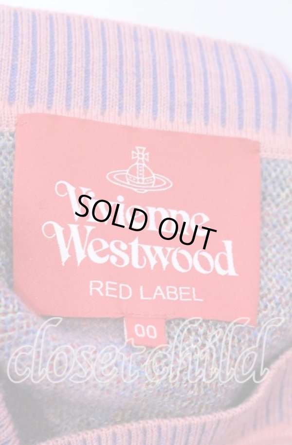 画像6: ヴィヴィアンウエストウッド 中古 / ハーレクインJQニット 00 ピンク系  O-25-09-21-021-op-IG-OS (6)