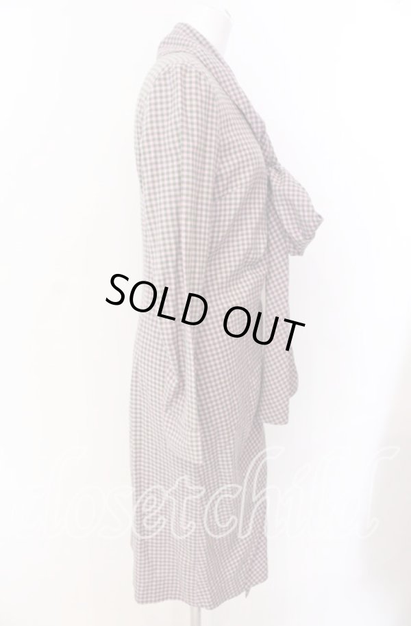 画像3: ヴィヴィアンウエストウッド 中古 / チェックリボンワンピース 40 ピンク系  O-25-09-21-024-op-YM-OS (3)