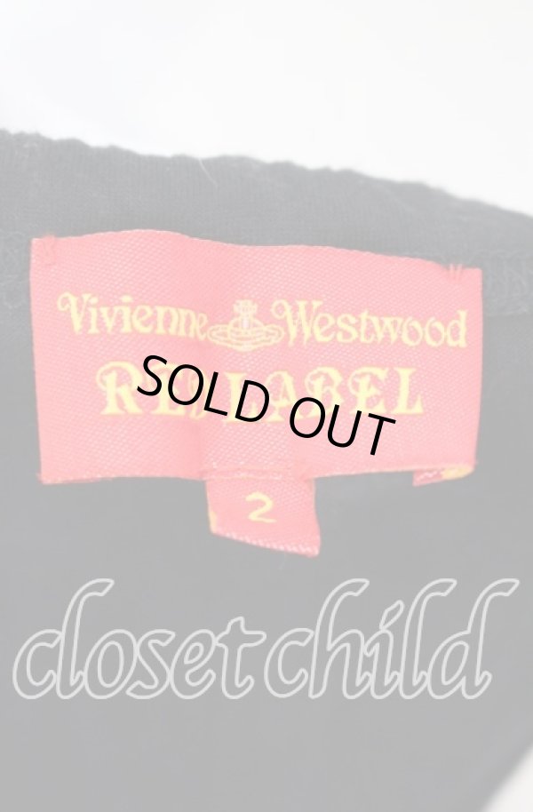 画像5: ヴィヴィアンウエストウッド 中古 / ラウンドシャーリングネックチュニックトップス 2 ブラック  O-25-09-21-029-to-YM-OS (5)