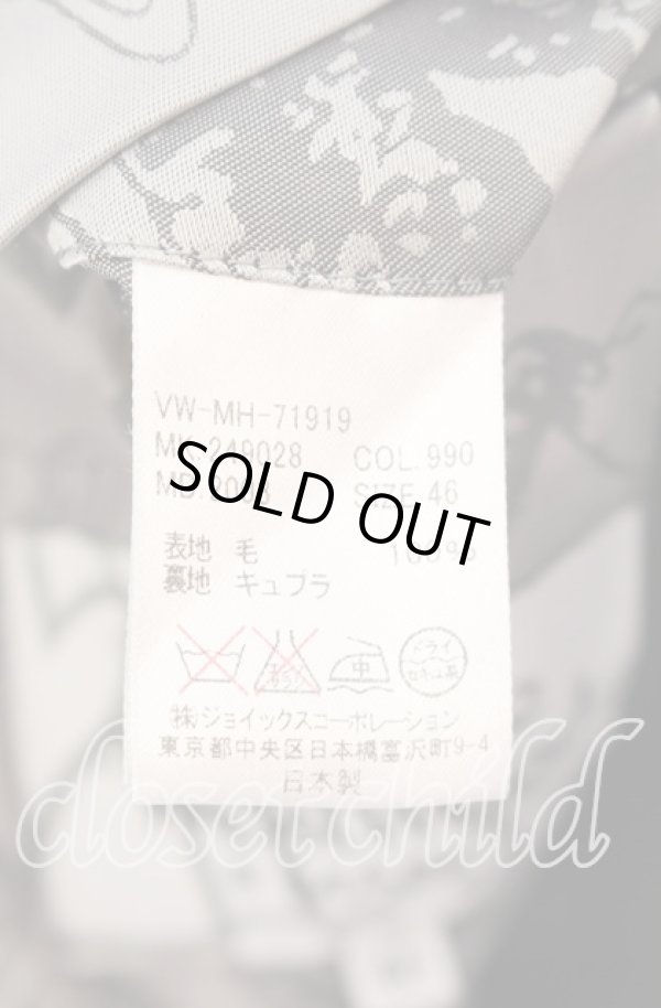 画像6: ヴィヴィアンウエストウッド MAN 中古 / VICTORIAN RADINGジャケット 46 ブラック  O-25-09-21-003-jc-YM-OS (6)