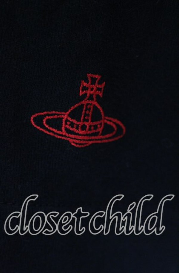 画像3: ヴィヴィアンウエストウッド 中古 / コットン度詰ジャージートップ  ブラック  O-25-09-21-032-to-IG-OS (3)