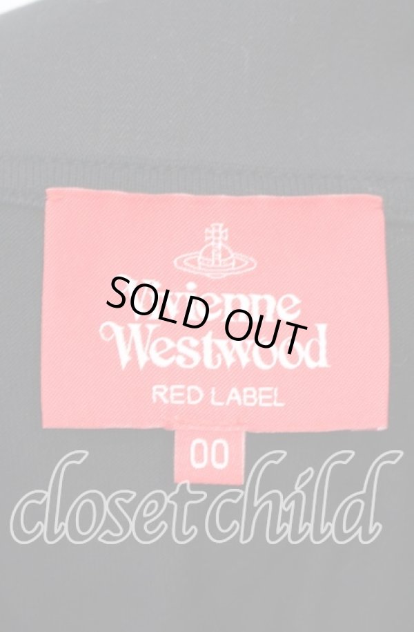 画像6: ヴィヴィアンウエストウッド 中古 / コットン度詰ジャージートップ  ブラック  O-25-09-21-032-to-IG-ZH (6)