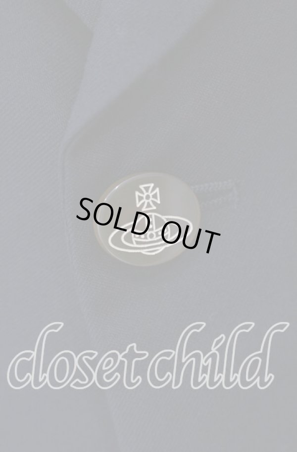 画像2: ヴィヴィアンウエストウッド MAN 中古 / DLジャケット 44 ブラック  O-25-09-21-004-jc-YM-ZH (2)