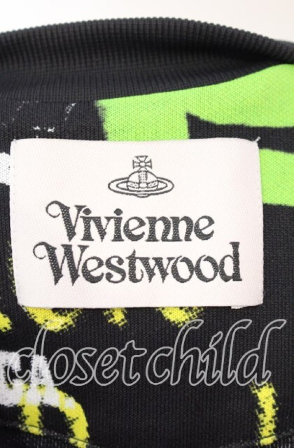 画像5: ヴィヴィアンウエストウッド 中古 / Meaningless CROPPED FOOTBALL SWEATSHIRT スウェット S ブラック×マルチ  O-25-09-21-034-to-IG-OS (5)
