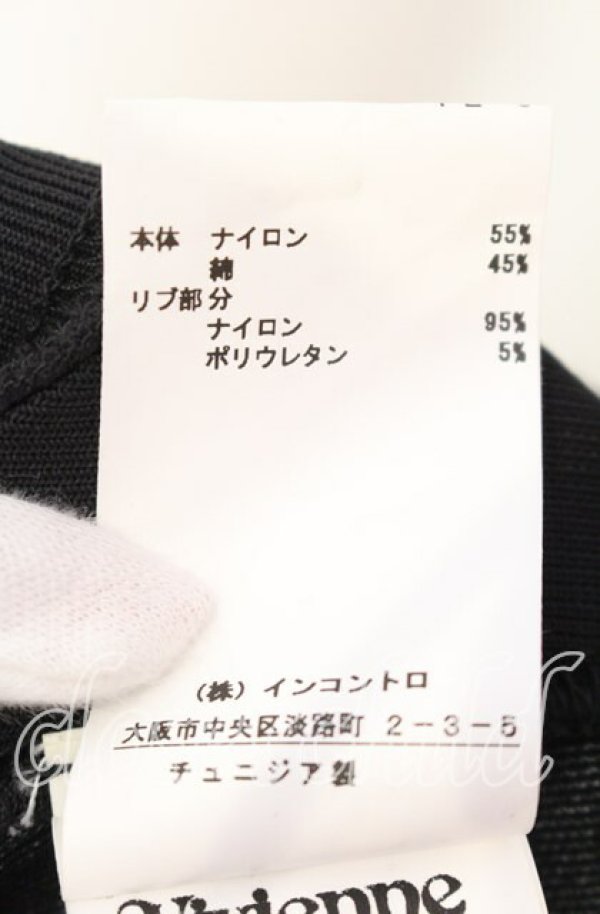 画像6: ヴィヴィアンウエストウッド 中古 / Meaningless CROPPED FOOTBALL SWEATSHIRT スウェット S ブラック×マルチ  O-25-09-21-034-to-IG-OS (6)